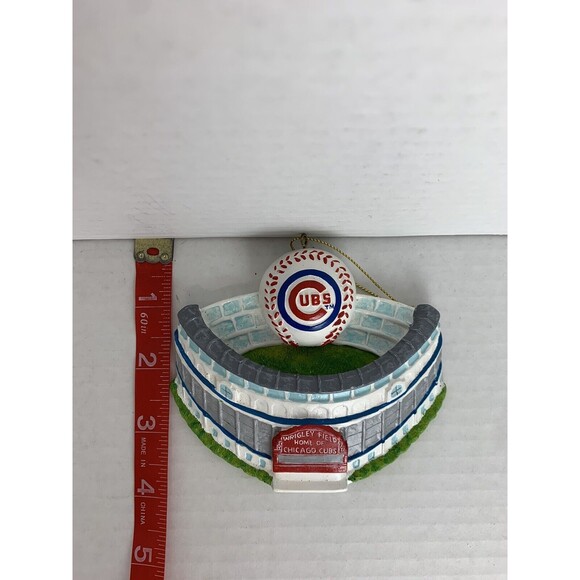 Lot Wrigley Field Chicago Cubs Scottish Christmas Snowman Ornaments MLB Baseball - Picture 3 of 8